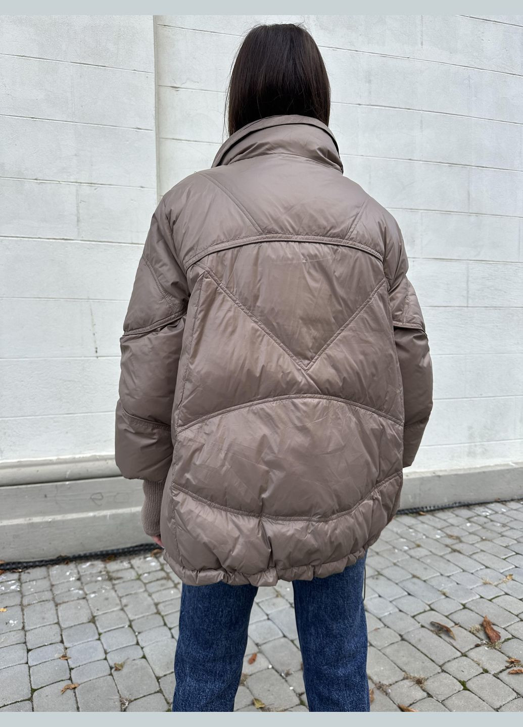 Коричневый зимний Пуховик FLY