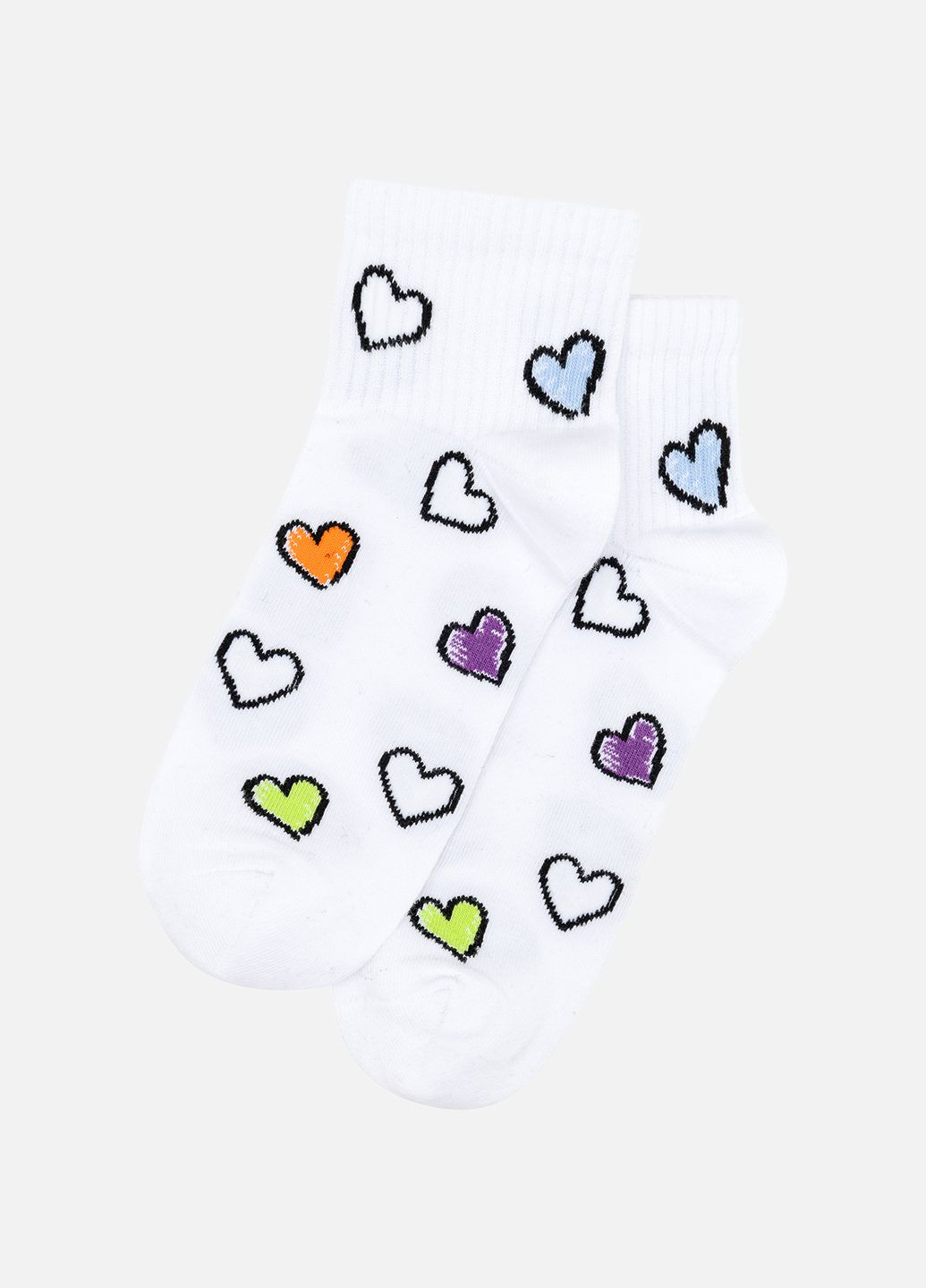 Жіночі шкарпетки колір білий ЦБ-00244939 Yuki (285781085)