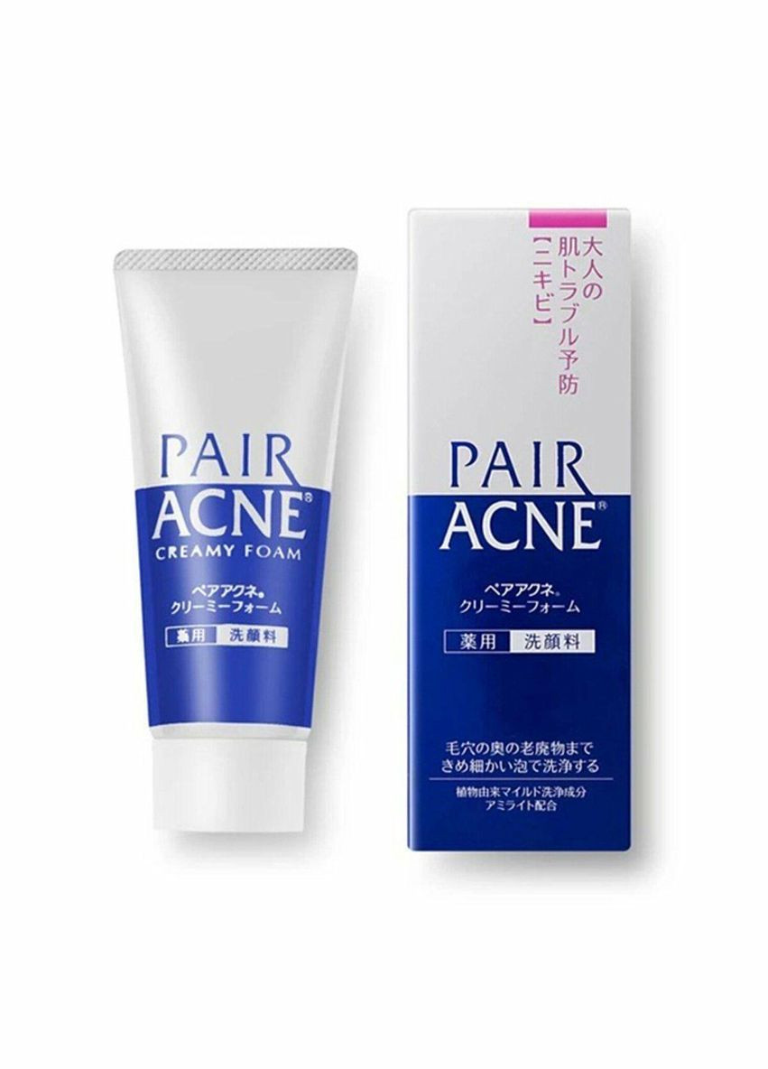 Японська протизапальна пінка для вмивання від акне прищів та вугрів Pair Acne Creamy Foam 80г Lion (317276072)