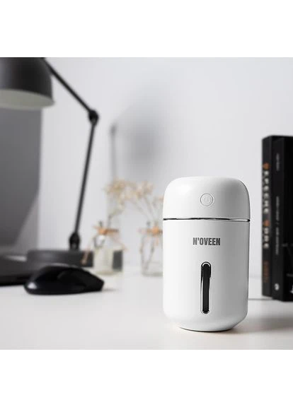 Міні-увлажнювач повітря USB 200 мл Пластик Білий Noveen (388432812)