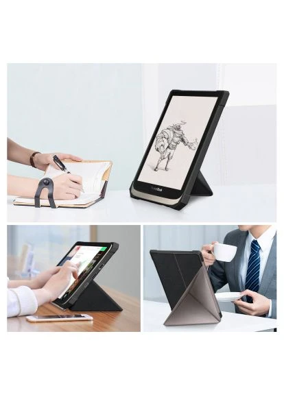 Чехол для электронной книги / Pro Red (707457) BeCover Ultra Slim Origami PocketBook 740 Inkpad 3 / Color (389999346)