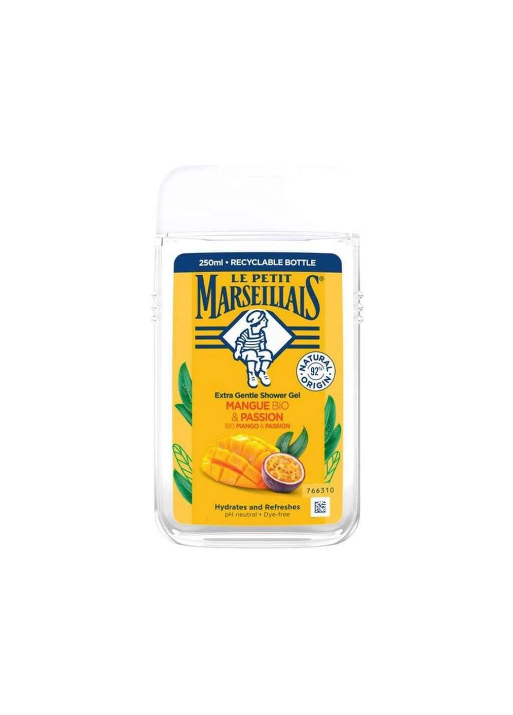 Гель для душу 250мл Манго маракуйя ТМ Le Petit Marseillais No Brand (387457567)