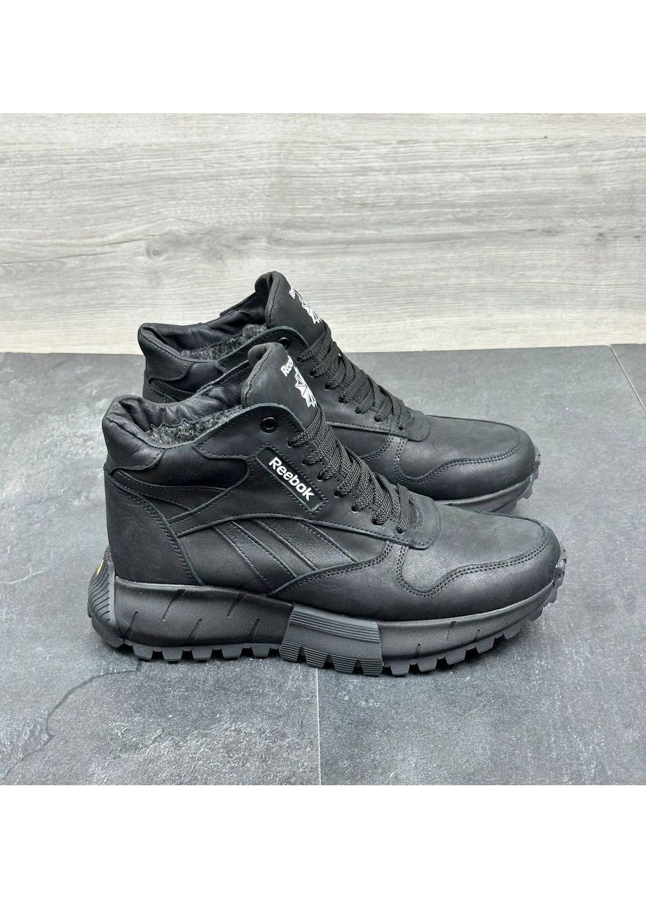 Чоловічі шкіряні зимові черевики No Brand (363555178)