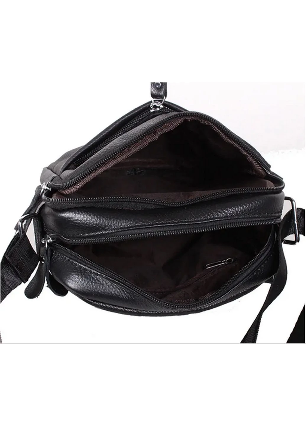 Чоловіча шкіряна сумка через плече 22х19х5 см Tiding Bag (315874304)
