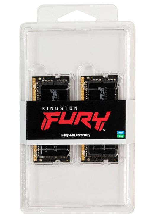 Модуль памяти SO-DIMM 2x16GB/3200 DDR4 Fury Impact (KF432S20IBK2/32) Kingston (332976631)
