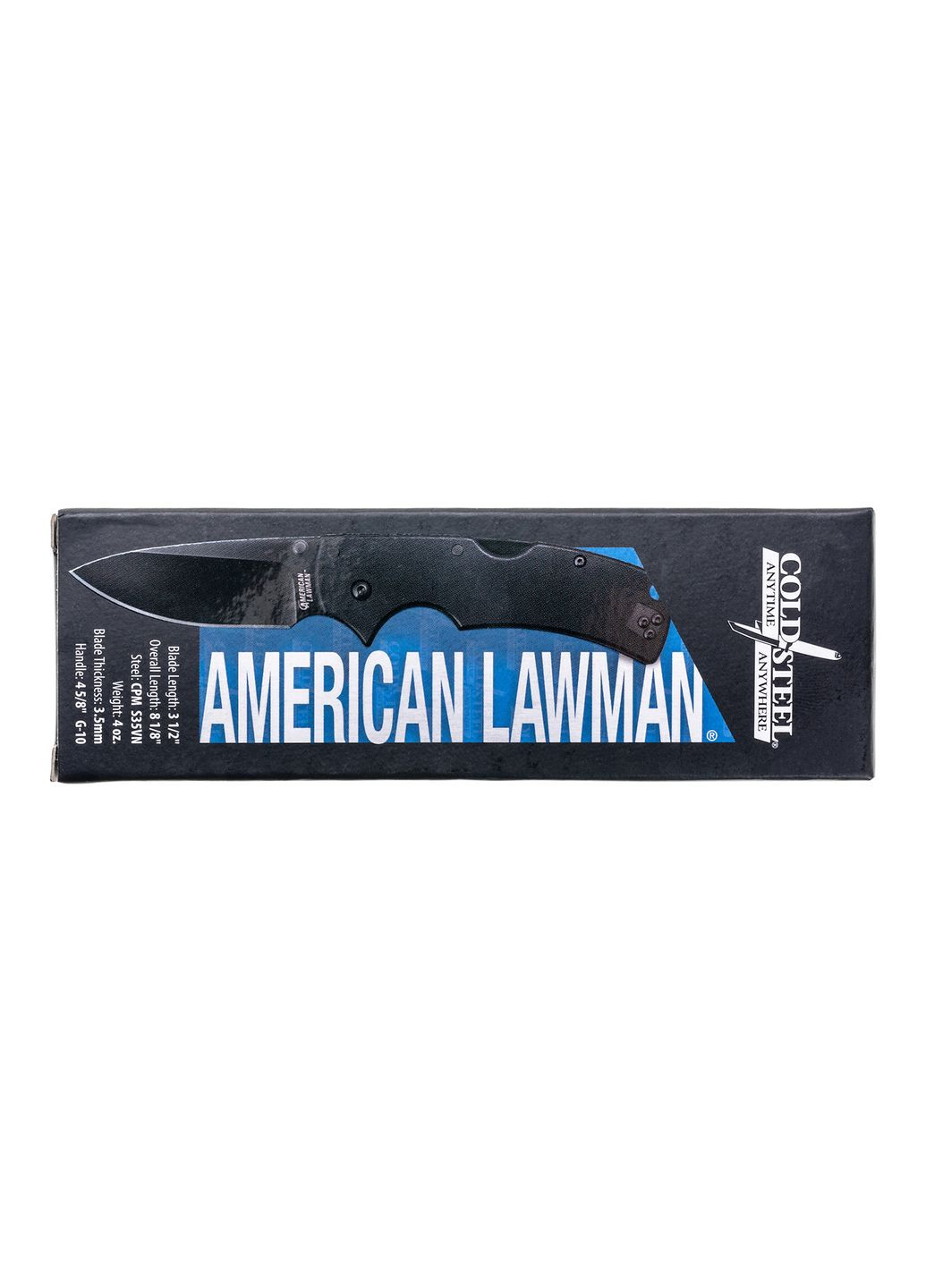 Складаний Ніж American Lawman S35VN (58B) Cold Steel (342966551)