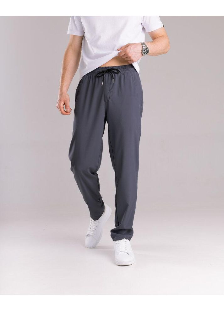 Темно-серые повседневный демисезонные прямые брюки Freedom