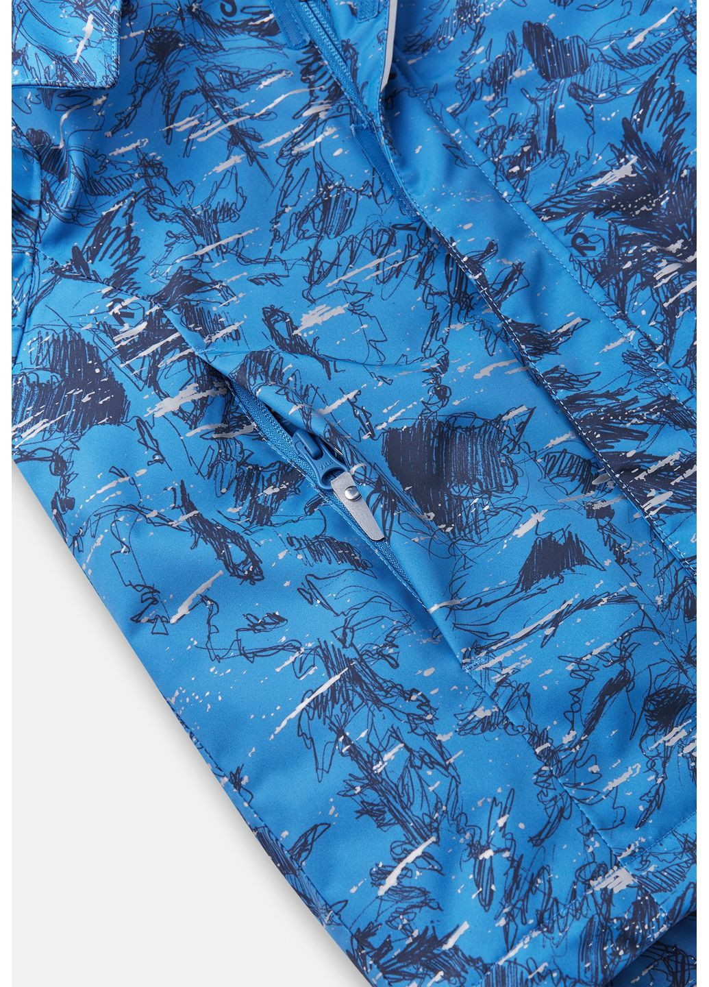 Синяя зимняя куртка светоотражающая reimatec Reima Sprig