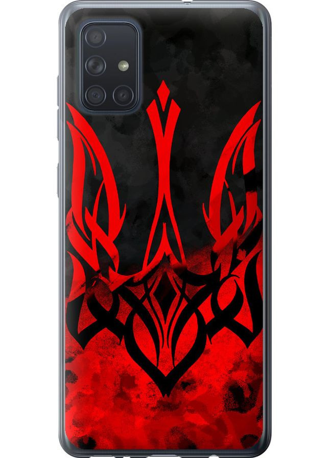 2D пластиковый чехол 'Герб Украины v2' для Endorphone Samsung Galaxy A71 2020 A715F (257878074)