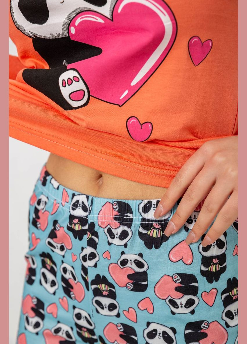 Комбинированная пижама женская с принтом Ager 243R15913