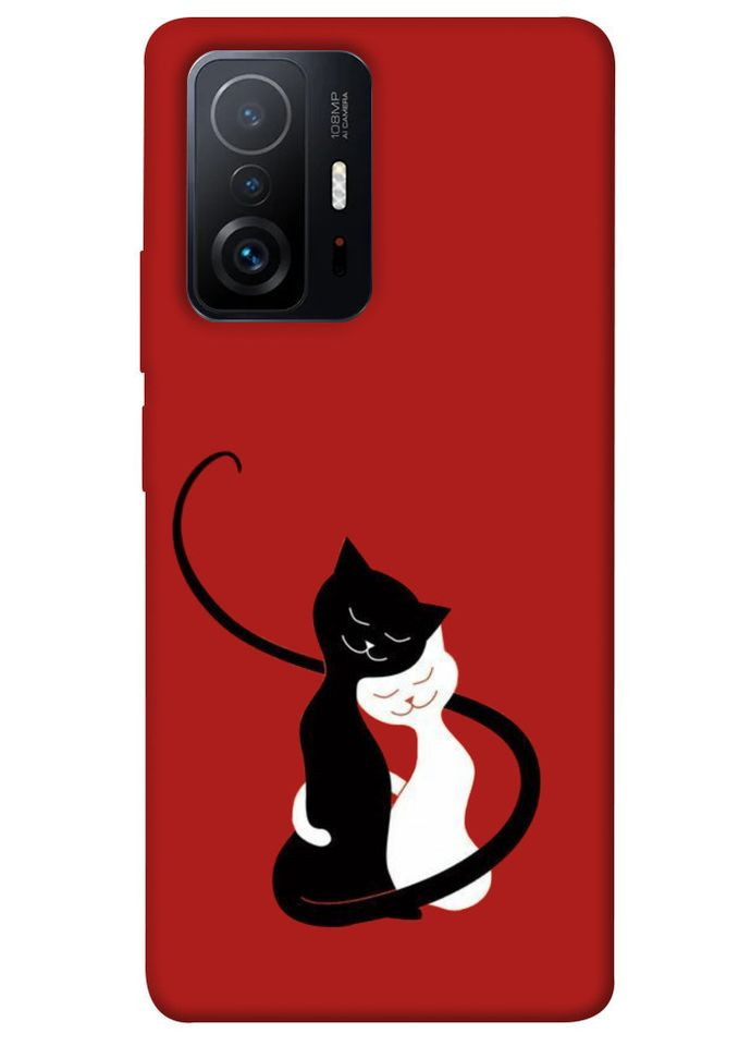 Чехол с принтом для Xiaomi 11T, Xiaomi 11T Pro / для Ксяоми, сяоми, ксиоми 11т / 11т о Влюбленные коты No Brand (339872890)