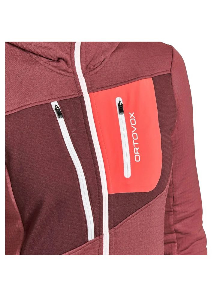 Флисовая кофта Fleece Grid Hoody Wmn Розовый Ortovox (369851158)