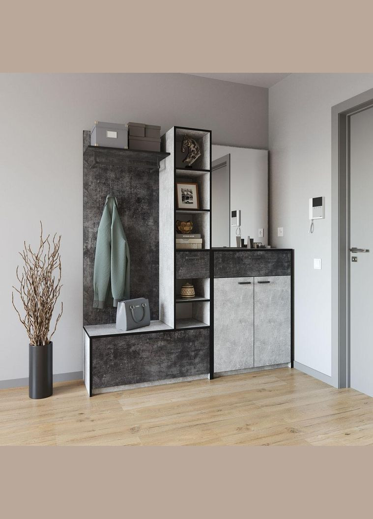 Прихожая со штангой для одежды и крючками от KO-0002 MORELI (361035360)