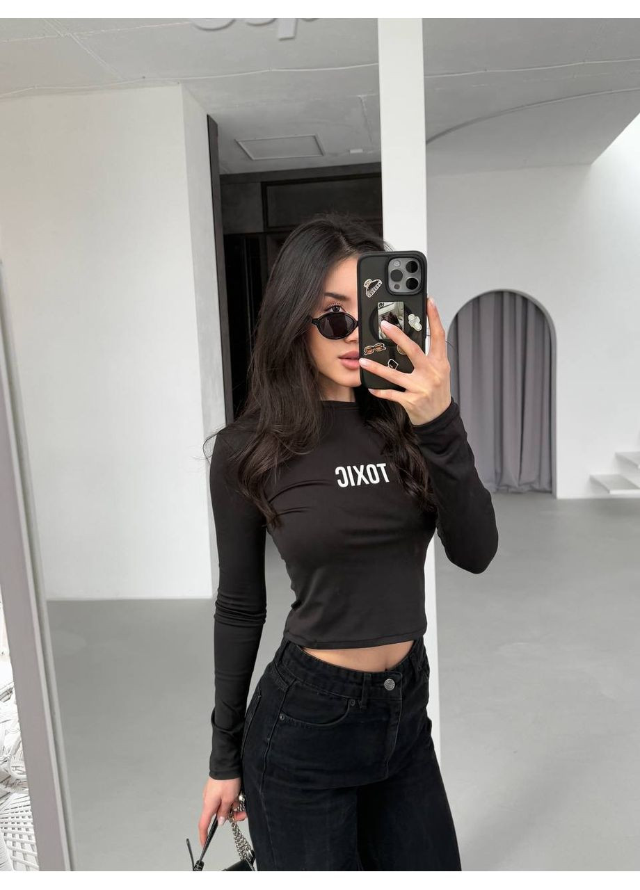 Жіночій лонгслів No Brand (355468979)