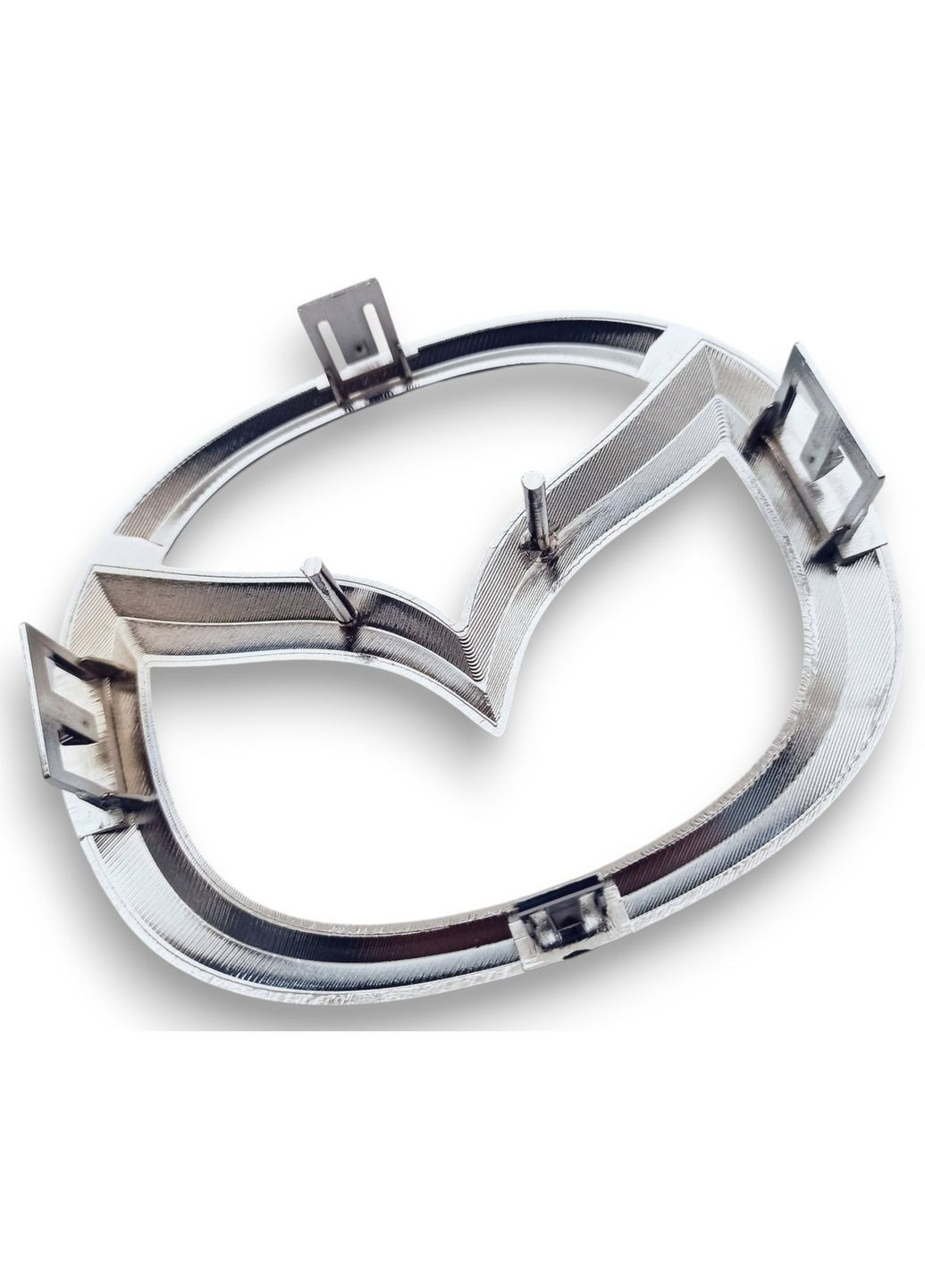 Емблема решітки 110х140 мм хром (на кліпсах) C23551731 Mazda (369610873)