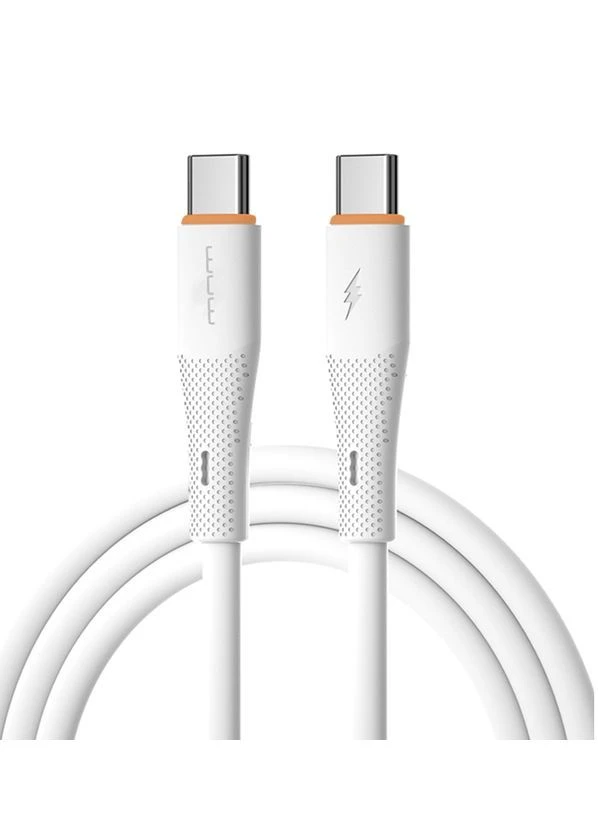 Кабель X225 Type-C – Type-C 65 Вт 1 м белый WUW (401878884)