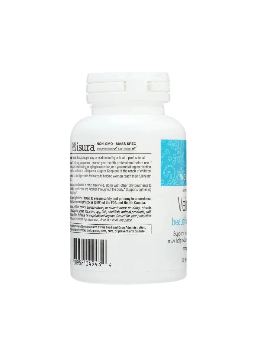 Підтримка вен для жінок WomenSense VeinSense, 60 капсул Natural Factors (361114871)