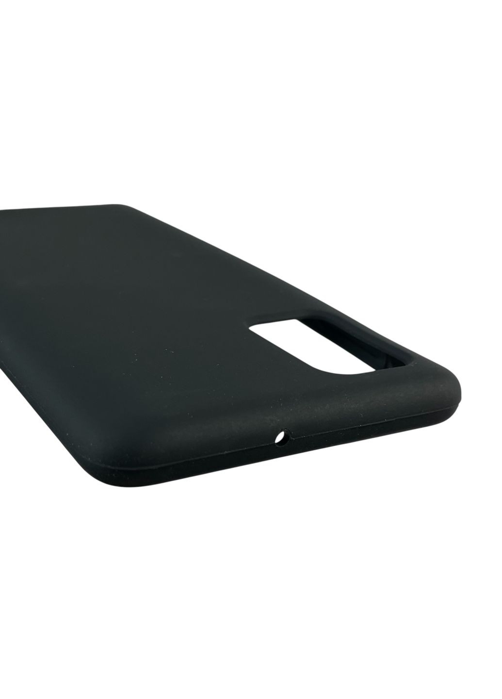 Чохол для Galaxy A71 (SM-A715F) силіконовий з мікрофіброю нековзний на самсунг а71 чорний Samsung (366388283)