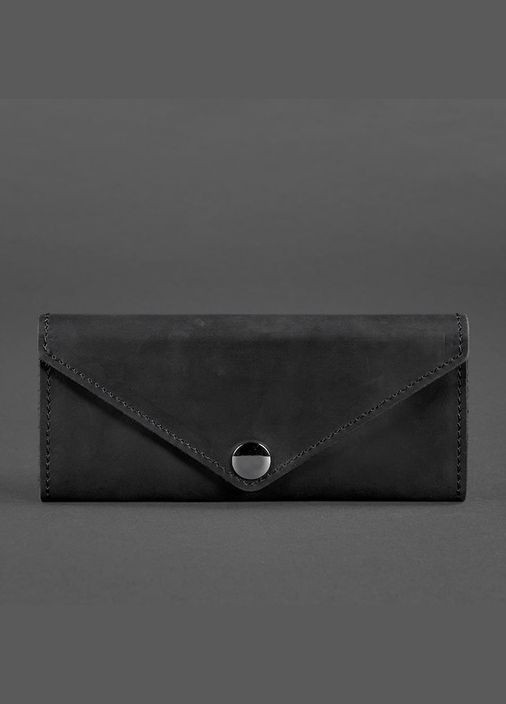 Жіночий шкіряний гаманець Керрі 1.0 чорний Crazy Horse (A-026567) BlankNote (328444979)