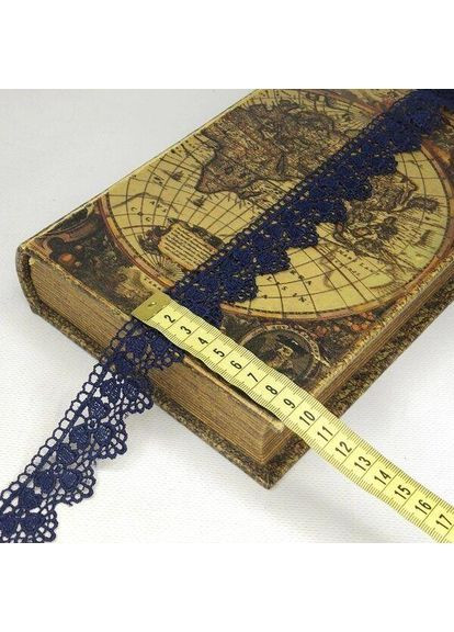 Кружево макраме 3.5 см (13 м) цвет-синий темный (729-30-154) Plus-plus (352743492)