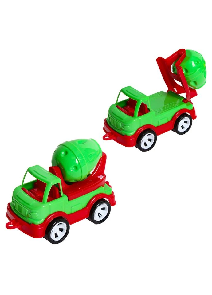 Детский бетоносмеситель "Mini Matik" 002/3BMS(Green) вращающийся барабан, 13,5 см Bamsic (394023831)
