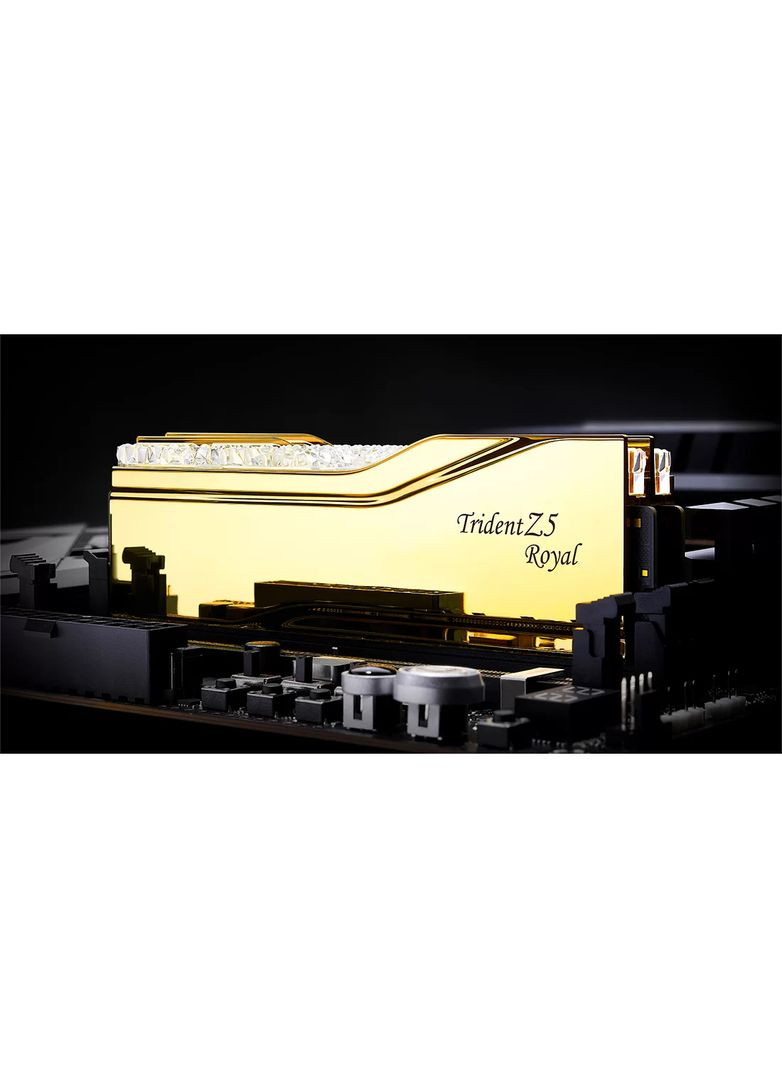 Модуль памяти DDR5 2x16GB/6400 Trident Z5 Royal Gold (F5-6400J3039G16GX2-TR5G) G.SKILL (362214348)