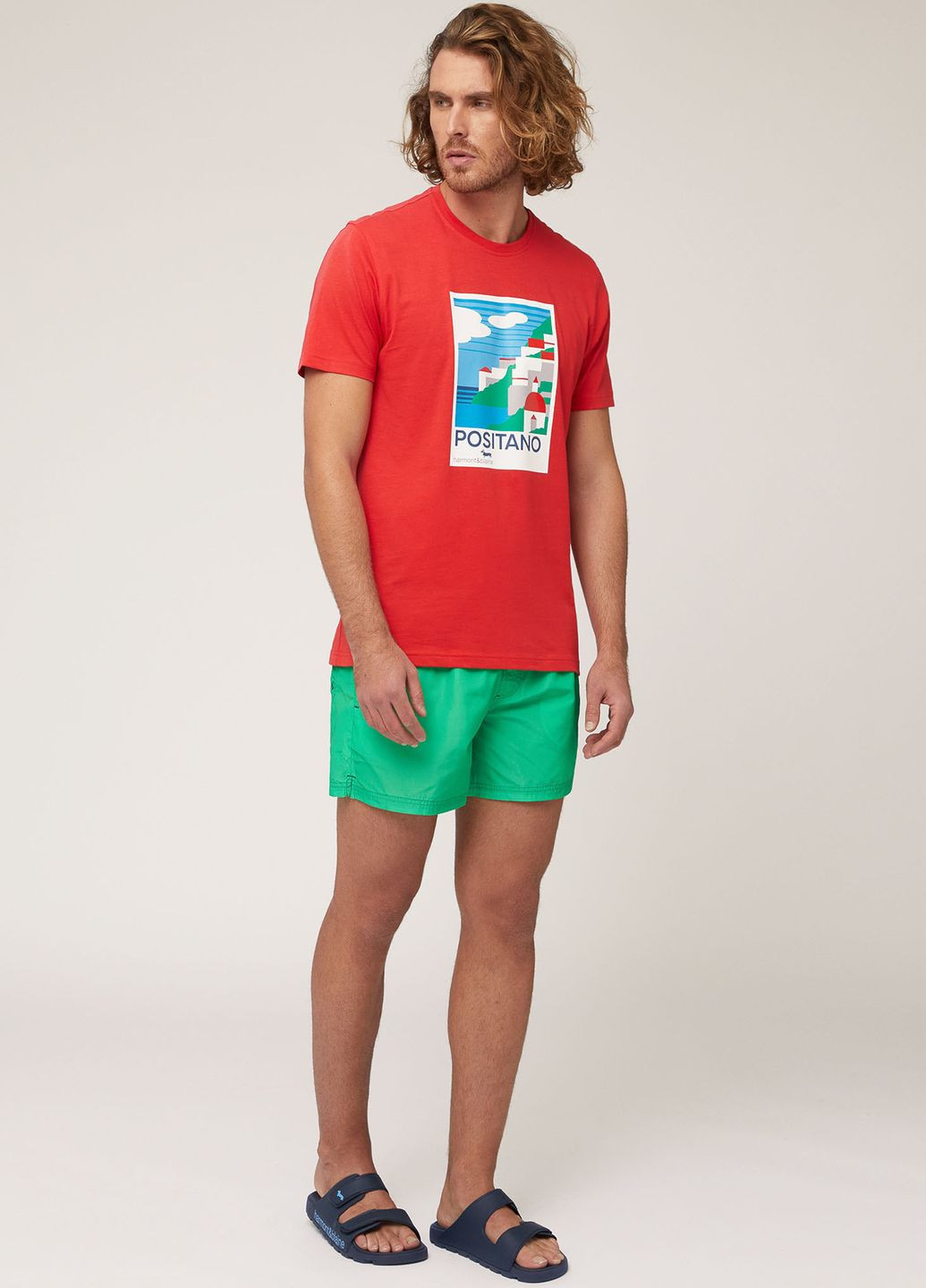 Красная футболка Harmont & Blaine