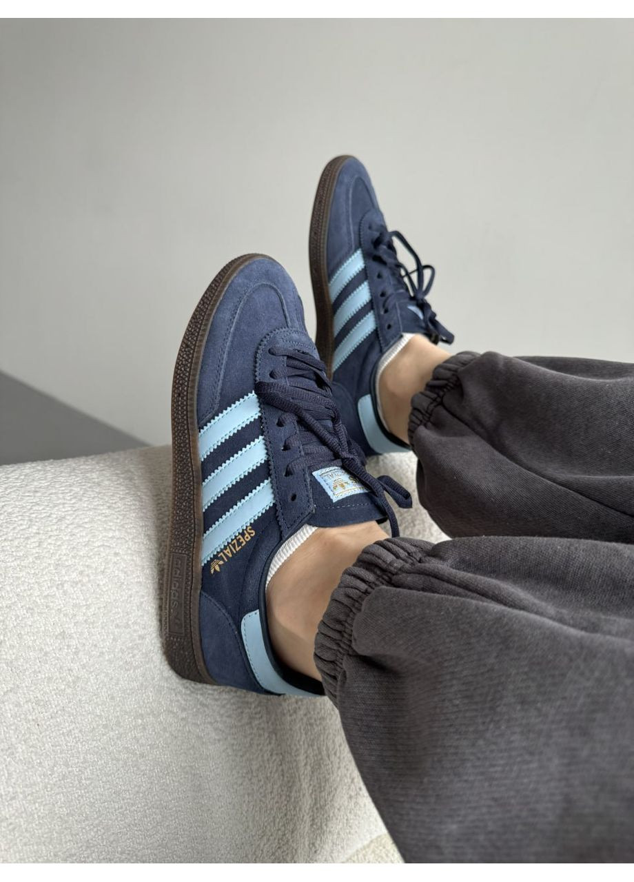 КРОСІВКИ ЖІНОЧІ ADIDAS SPEZIAL BLACK / BLUE АДІДАС СПЕЦІАЛ No Brand чорні демісезони (368887626)