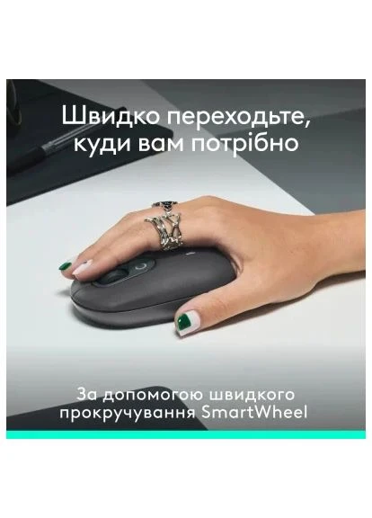 Миша Pop Graphite (910-007412) Logitech (362292593)