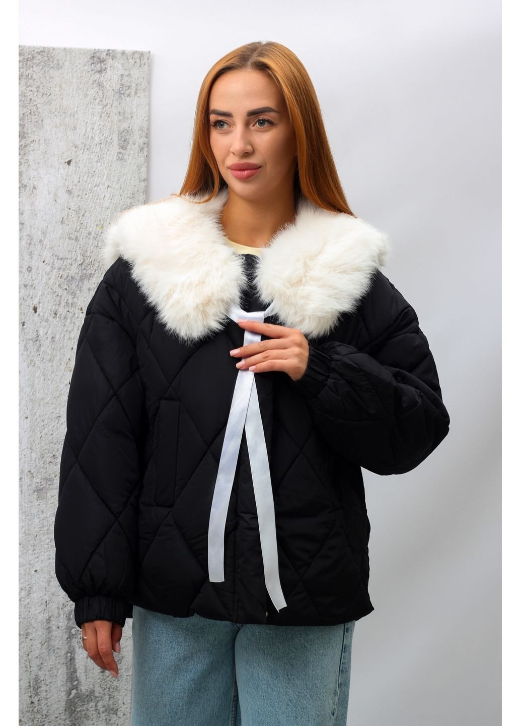 Чорна зимня куртка жіноча 8021 чорна 346519 Fashion