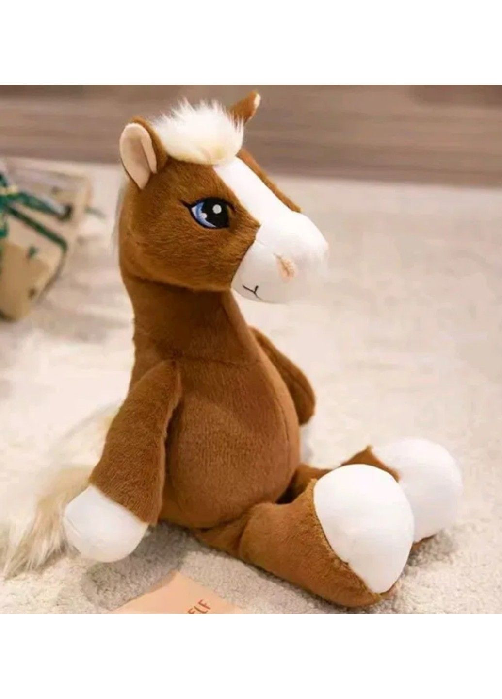 М'яка дитяча іграшка символ Нового 2026 року Кінь No Brand (368889078)