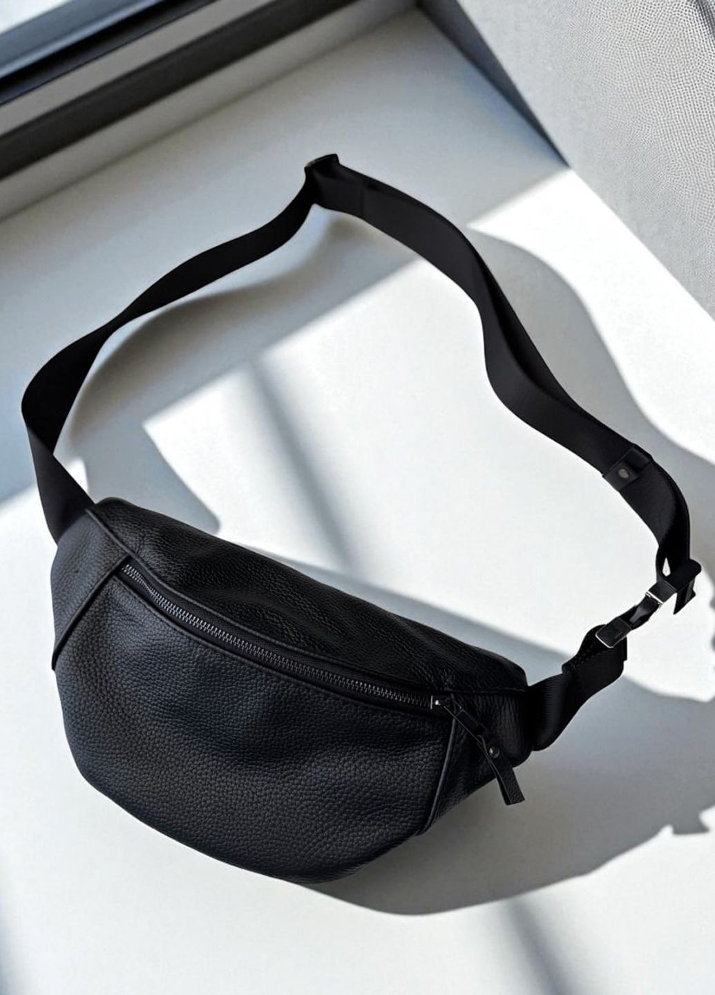 Кожаная сумка на пояс, бананка. Vishnya (360240370)