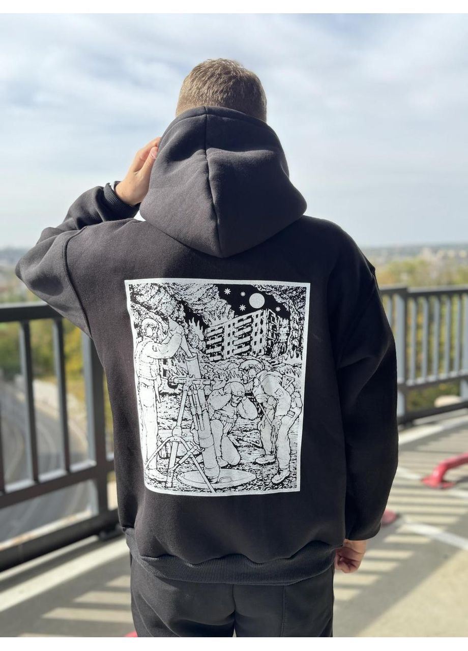 Худые милитари без флиса, унисекс, цвет черный, размеры XXL No Brand (370218021)