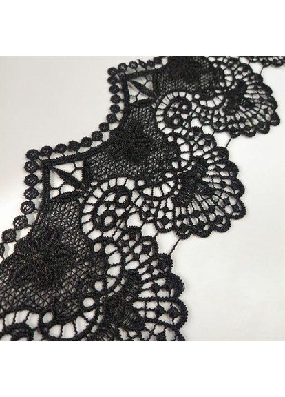 (1 метр) Мереживо макраме Sindtex 11 см колір - чорний (38м-D2222901-3) Plus-plus (352746192)