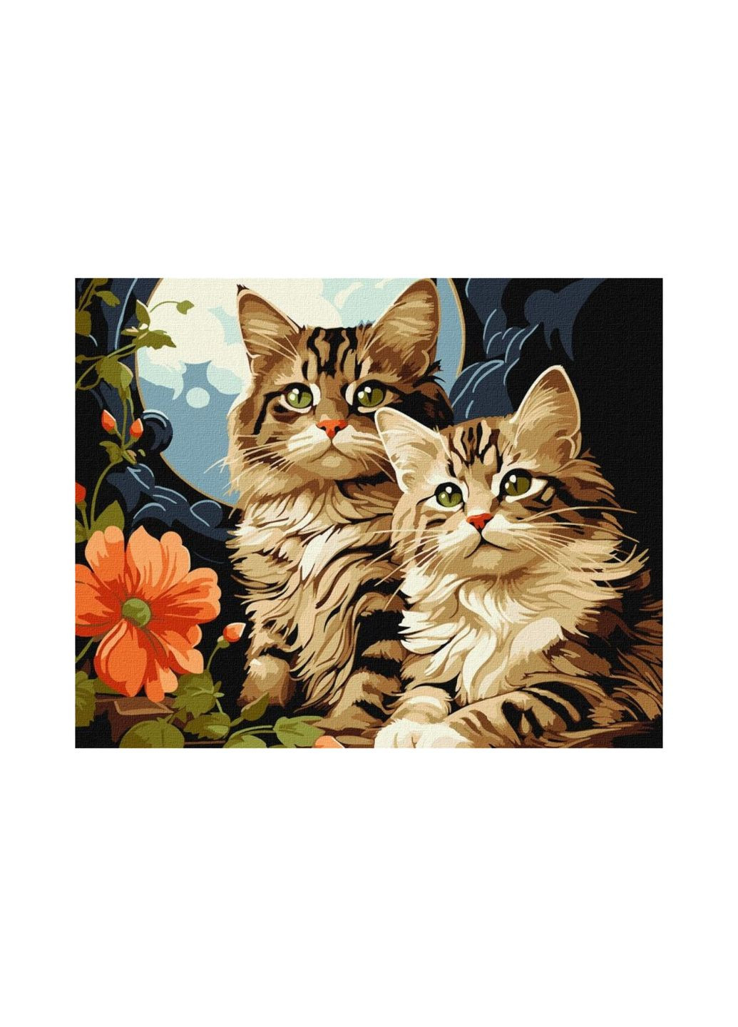 Картина по номерам "Волшебные котята" ©art_selena_ua, 40х50 см, КНО6574 IDEYKA (282940175)