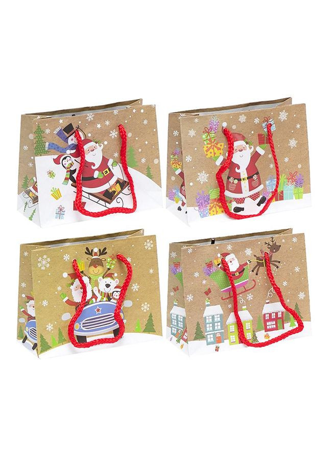 Пакет подарочный "Новогодний" цвет разноцветный ЦБ-00237200 No Brand (297060259)