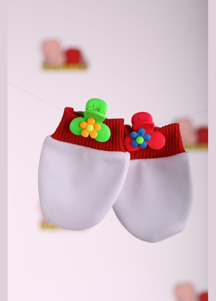 Царапки з євро гумкою трикотажні червоні 56 см (26974) BABYKROHA (297197746)