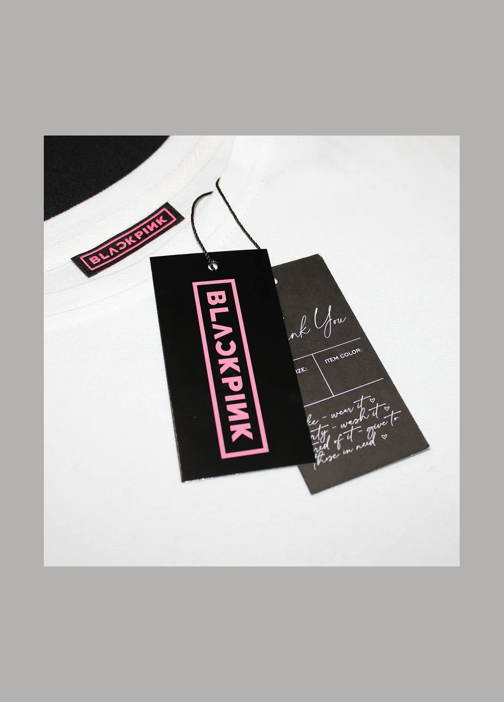Бирка картонна "Blackpink" (5480) No Brand (335811484)