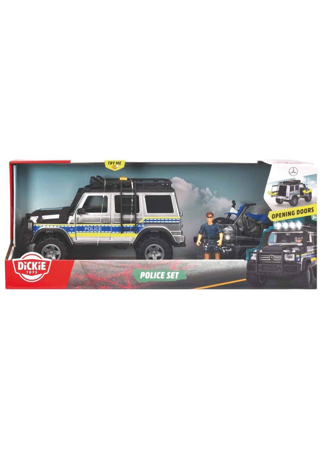 Игрушечная машинка Джип Police со звуковыми и световыми эффектами 40 см Dickie toys (278082679)