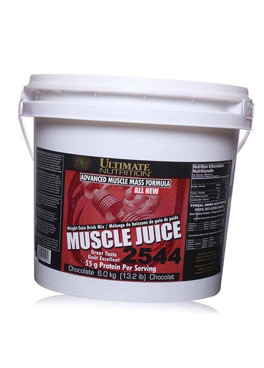 Гейнер Muscle Juice 2544 6000 г Шоколад Ultimate Nutrition (292710515)
