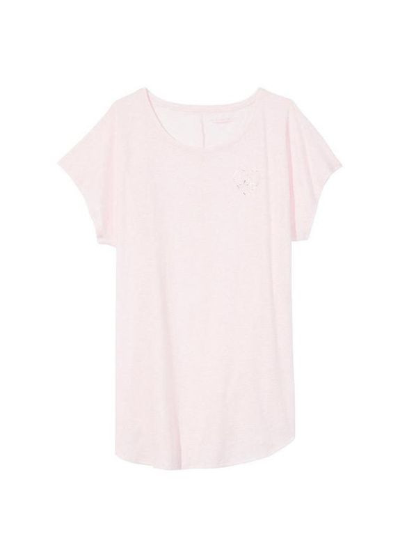 Ночная рубашка Lightweight Cotton Хлопок M/L розовый Victoria's Secret (282964731)
