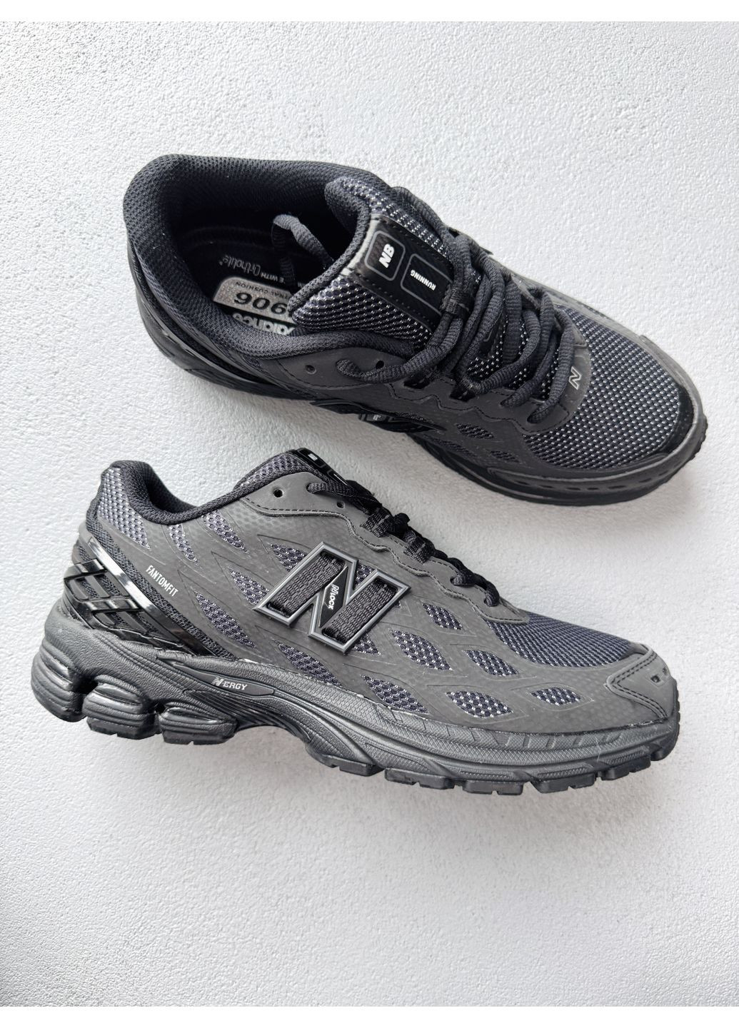 Черные демисезонные кроссовки мужские new balance 1906r fantomfit black нью беланс 1906r No Brand