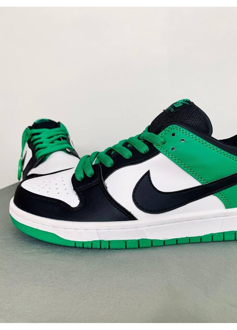 Серые демисезонные кроссовки мужские nike dunk low classic green найк сб данк No Brand