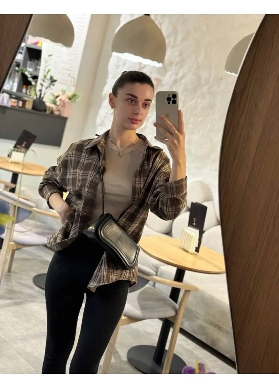 Сорочка у клітинку No Brand (369899633)