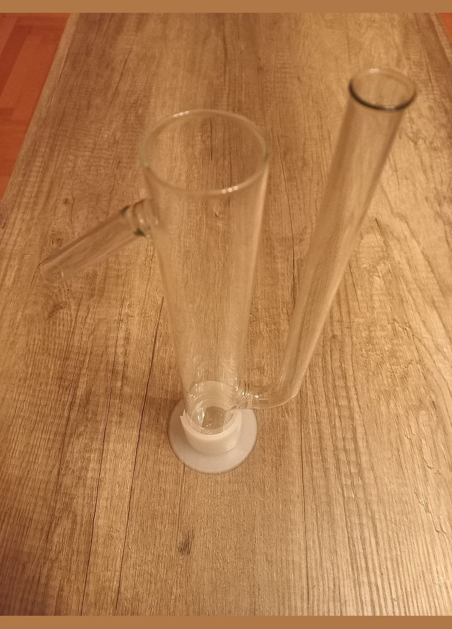 Попугай стеклянный настольный под трубку 10 мм объем 100 мл No Brand (299898530)