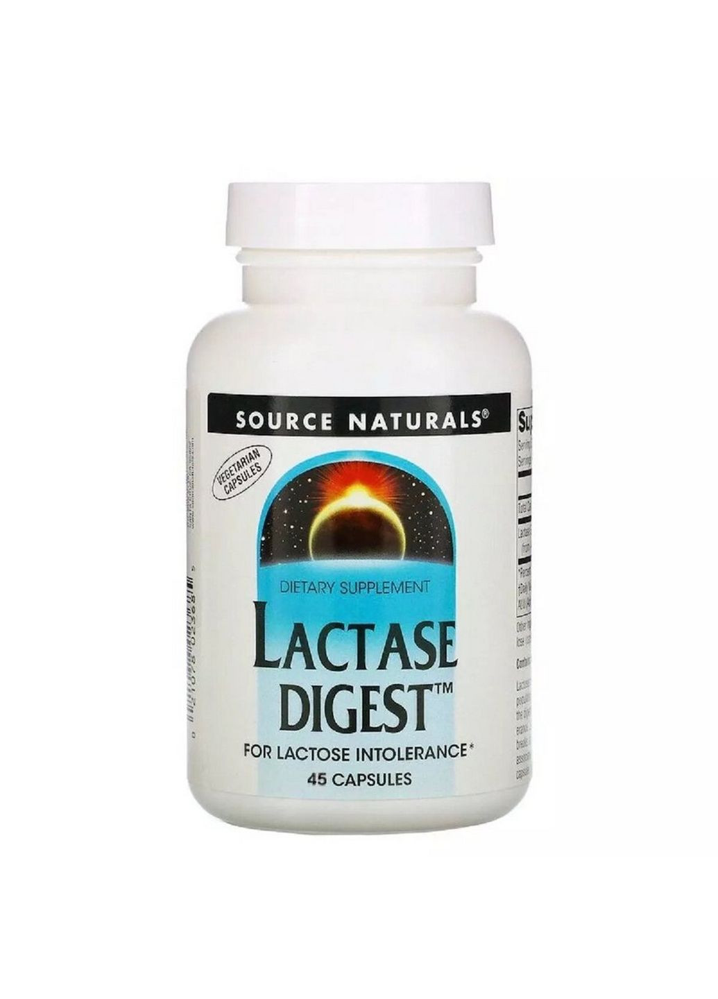 Натуральная добавка Lactase Digest, 45 капсул Source Naturals (293481287)