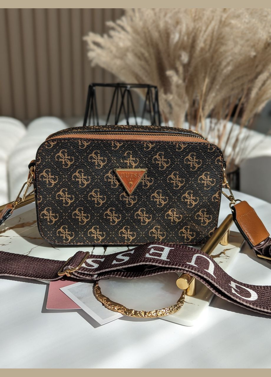 Сумка женская коричневая кросс-боди No Brand (322464557)