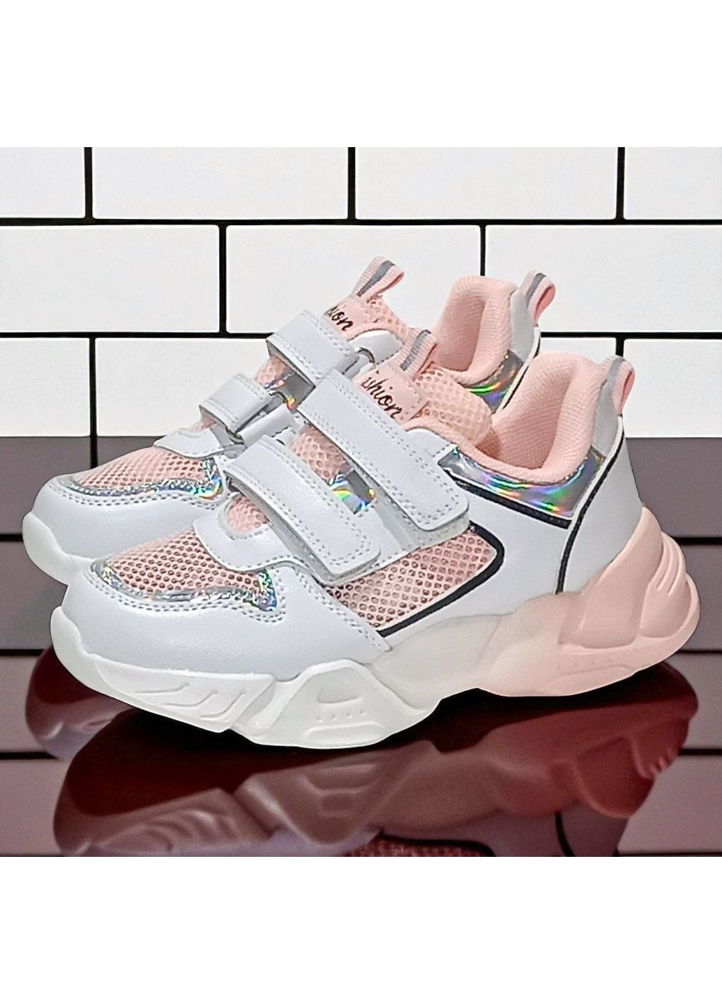 Білі всесезонні демісезонні ортопедичні кросівки для дівчинки на липучках том м Tom.M