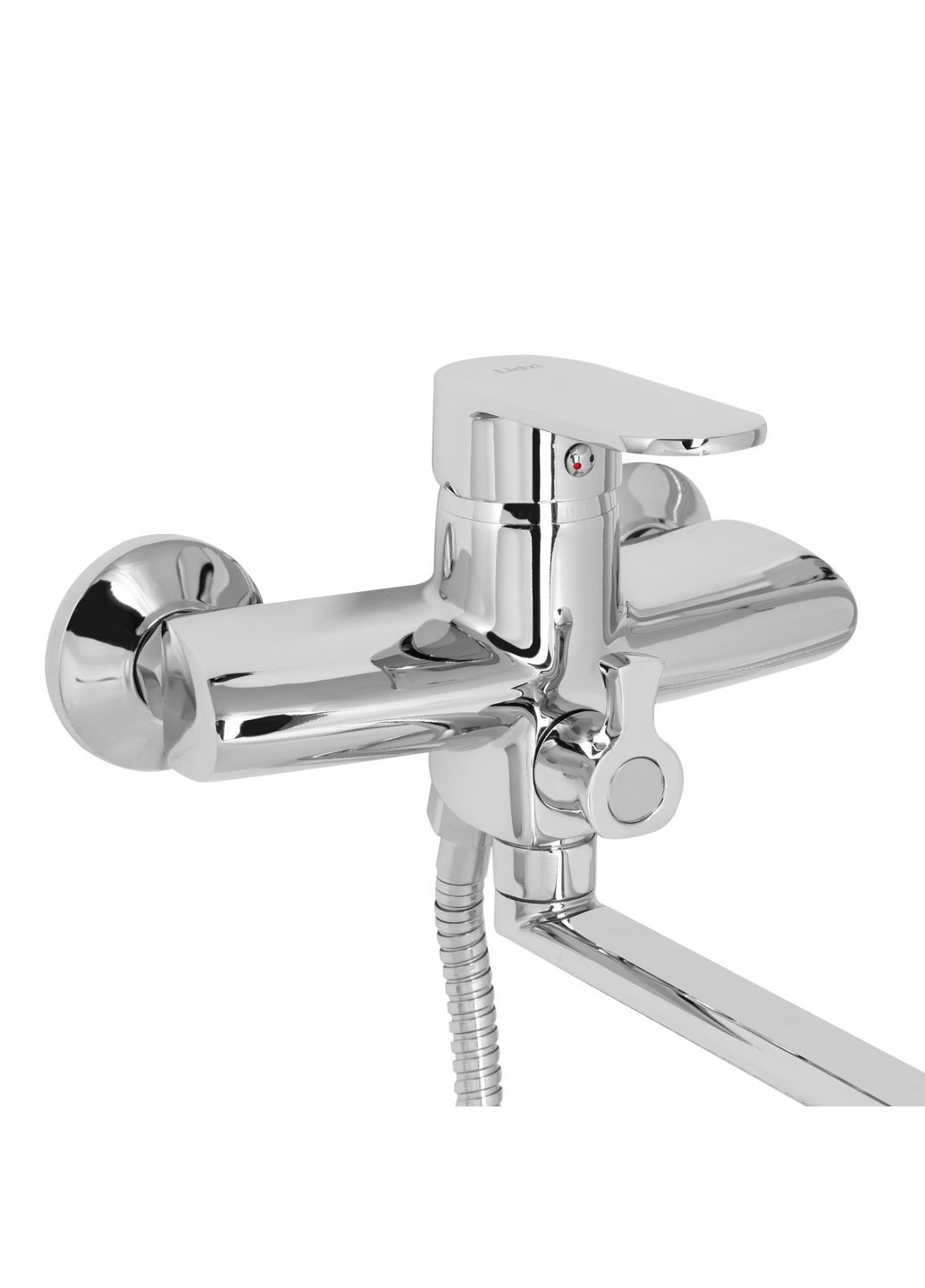 Смеситель для ванны Tani с поворотным изливом (с душевым гарнитуром) (k40) LDTAN005CRM44962 Chrome LIDZ 005 (323485900)