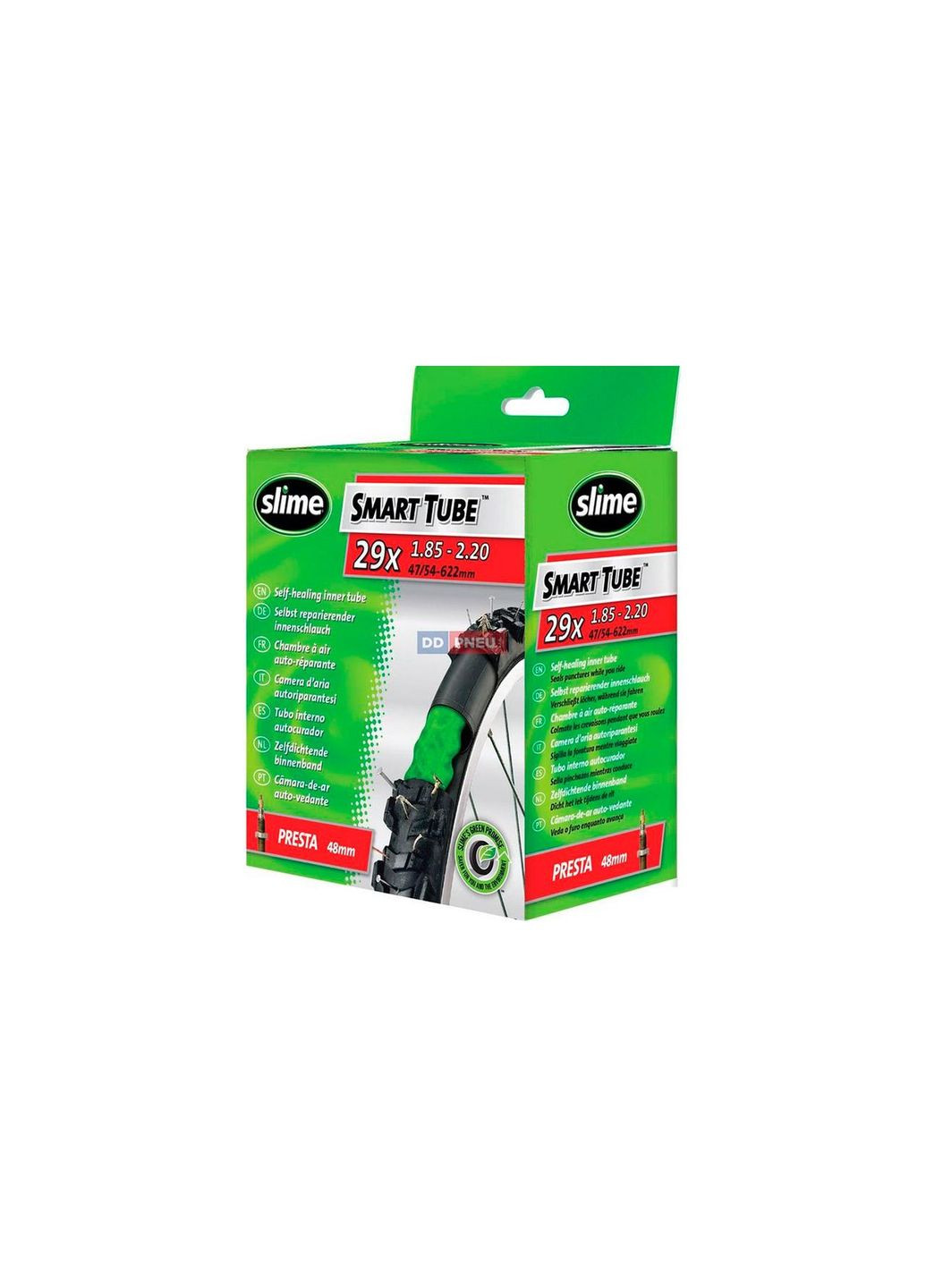 Антипрокольна камера з рідиною 29 x 1.85 — 2.2 (700x47-52) Presta, Slime (369139966)